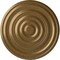 Ekena Millwork Carton Ceiling Medallion (For Canopies up to 3 3/4"), Hand-Painted Pale Gold, 17 3/4"OD x 1 3/8"P CM18CAPAS - alternate 1